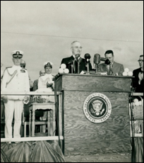 Truman at Dedication of Everglades